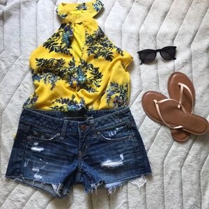 American eagle jean shorts